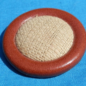 LG Vintage Fabric COAT Button