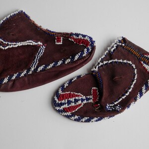 Vintage Native Baby Shoes Beaded