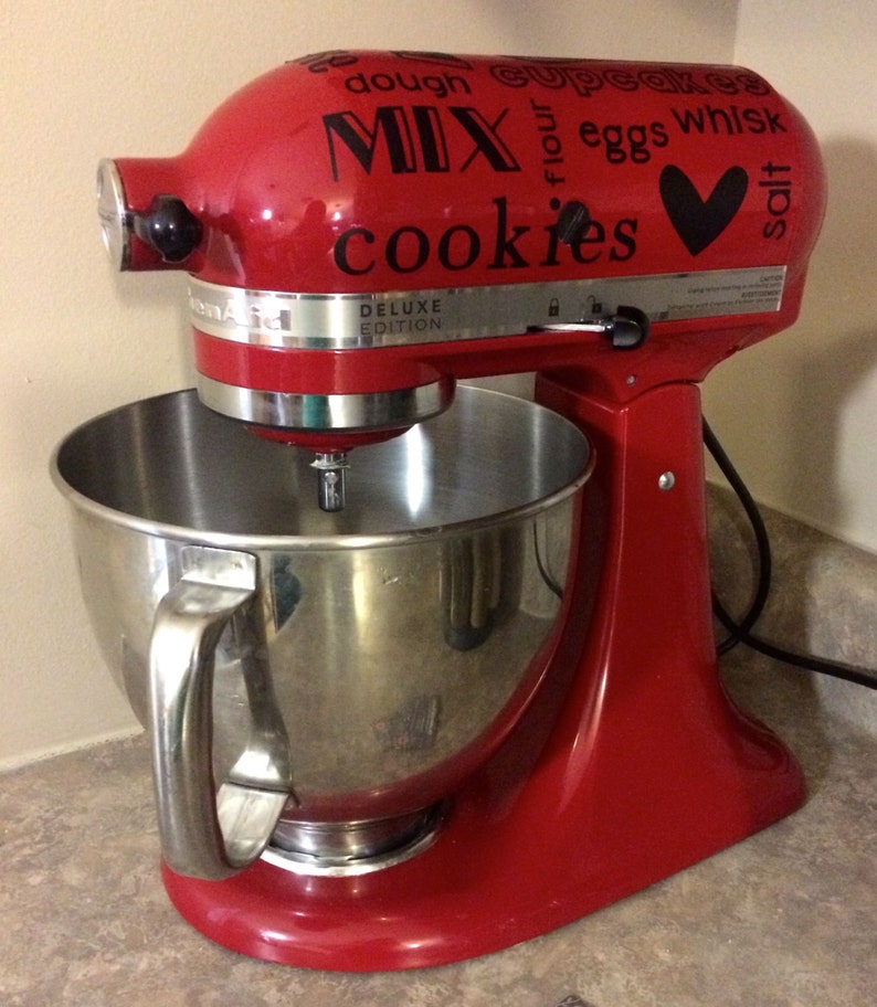 Vinyl Decal for mini kitchenaid stand mixer you choose the Etsy