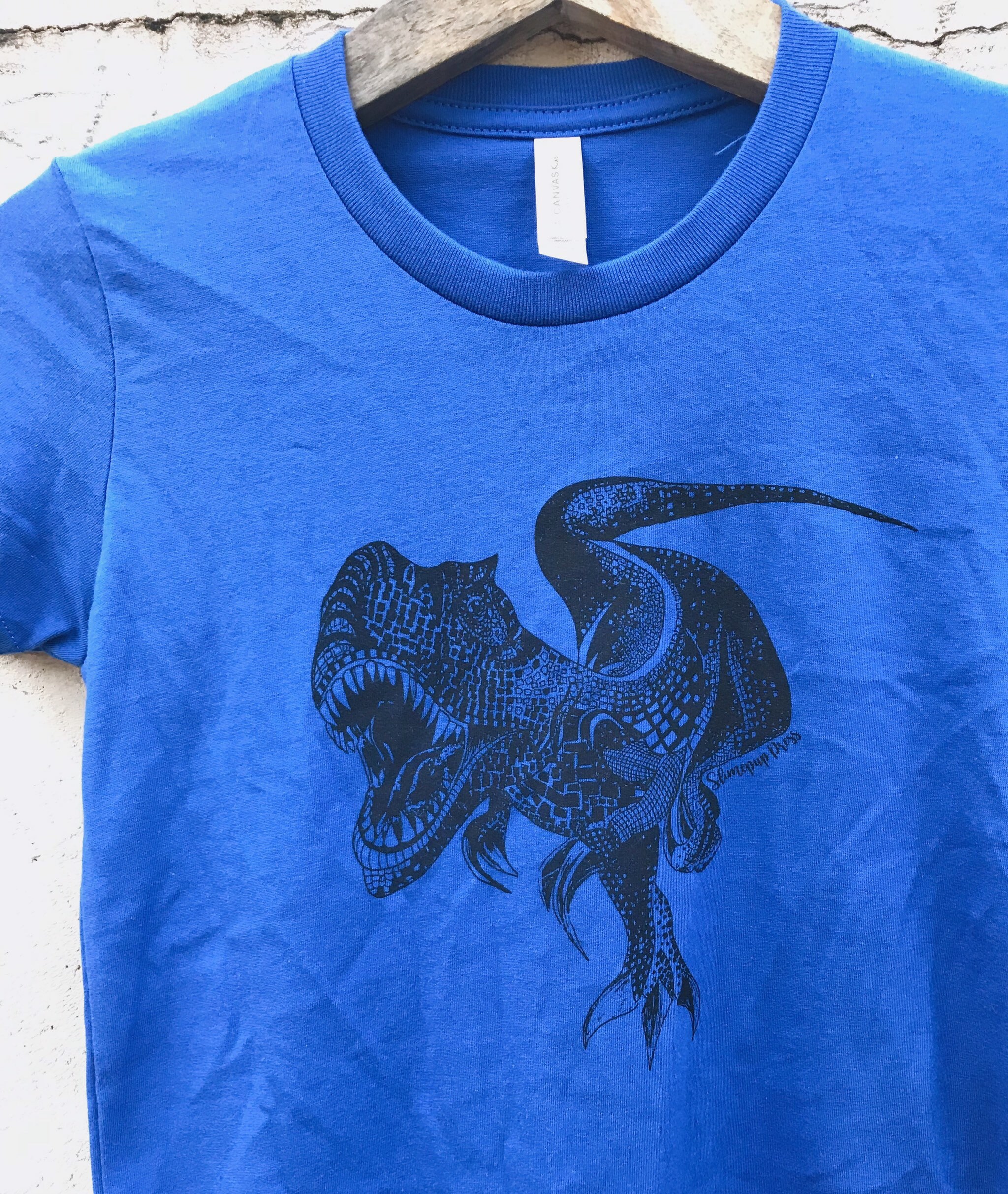 Blue Youth Trex Tshirt Etsy UK