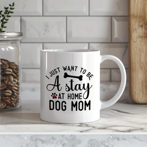 Dog Theme Ceramic Mug, Cute Pet Lover Coffee Cup, Animal Enthusiast Tea Cup, Dog Mom Dad Gift, Pet Lover Kitchen Decor, Dog appreciation Cup