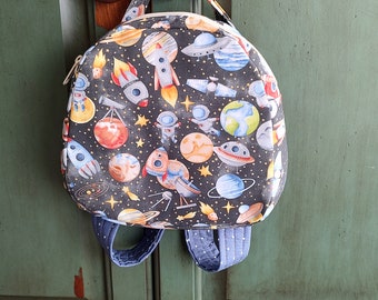 Toddler Backpack, Personalized backpack, Personalized toddler backpack, Personalized backpack Girl, Gifts for kids, space backpack