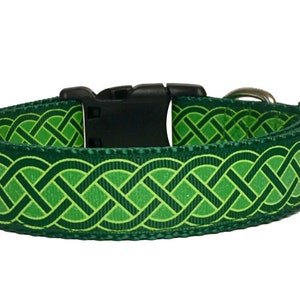 Celtic Knots Dog Collar, Irish Dog Collar, Celtic Dog Leash