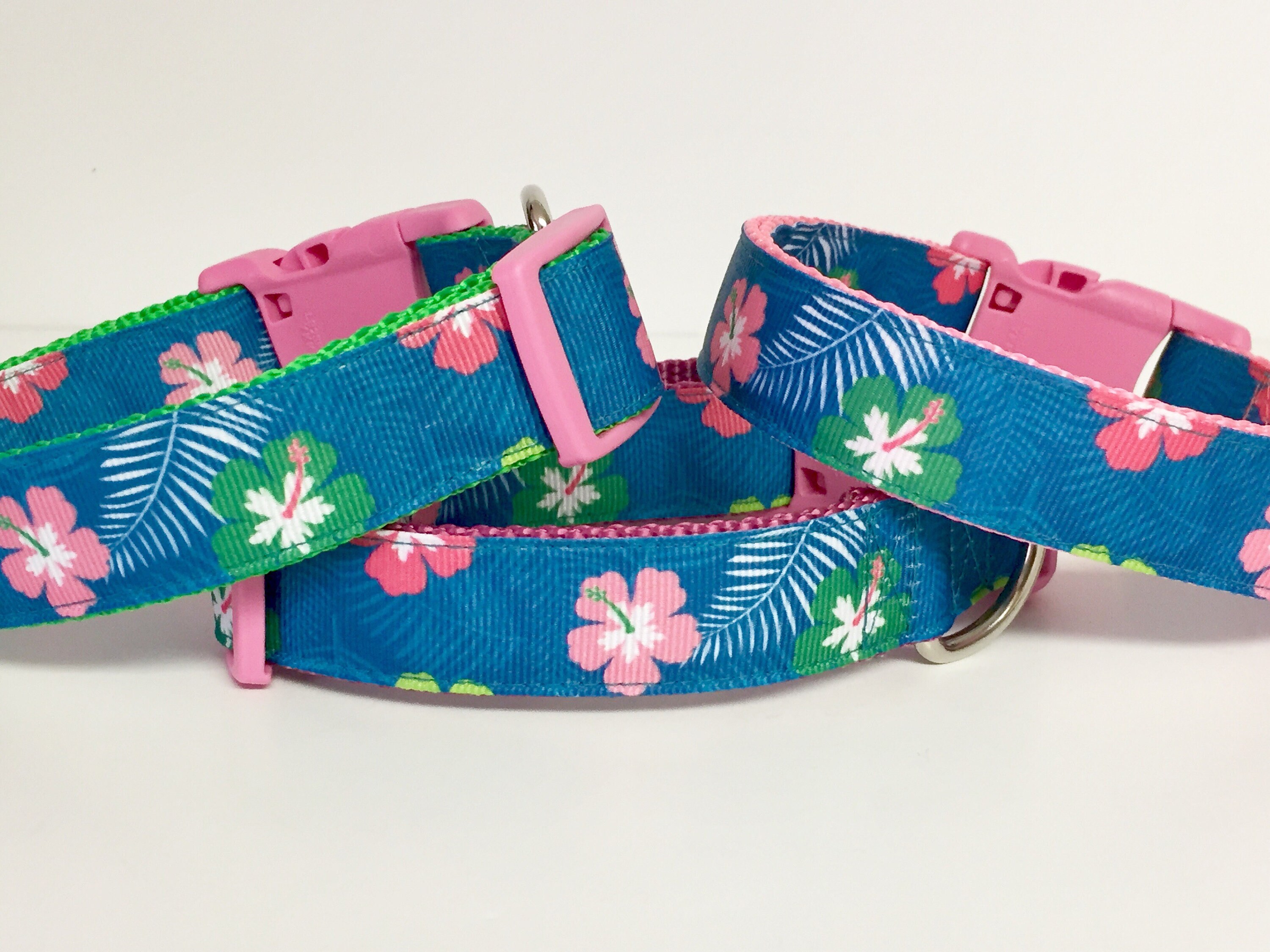 Luau Dog Collar Hawaii Flower Dog Collar Tropical Dog Collar Etsy