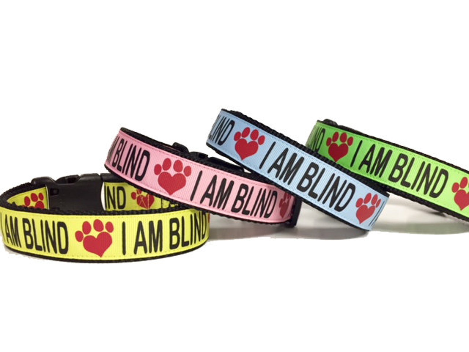 BLIND Dog Collar Blind Leash Special Needs Dog I Am Blind Etsy