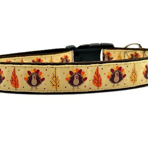 Thanksgiving Turkey Dog Collar, Holiday Dog Collar, Hostess gift for Dog parent, Gift for Pet