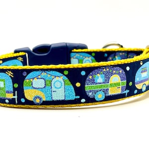 Campers hondenhalsband, bergen hondenhalsband, avontuurlijke hondenhalsband, wandelhalsband, campinghalsband