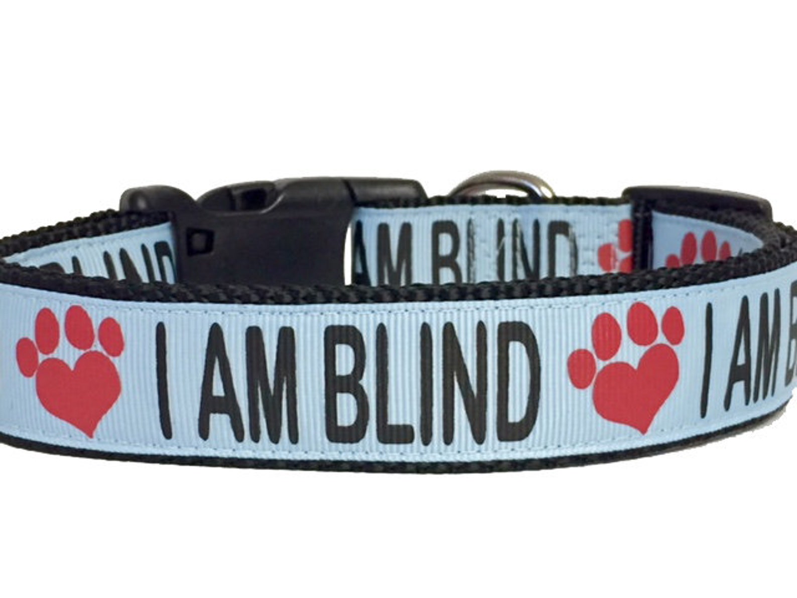 I AM BLIND Dog Collar or Leash Special Needs Dog Blind Dog Etsy