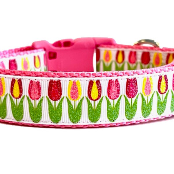 Spring Dog Collar Etsy