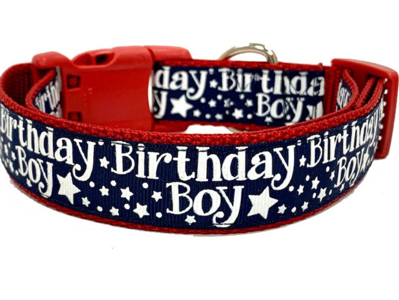 Birthday Boy Dog Collar Happy Birthday Collar Birthday Cat Etsy