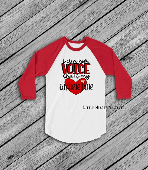 Heart Warrior Mom Shirt I Am Her Voice 