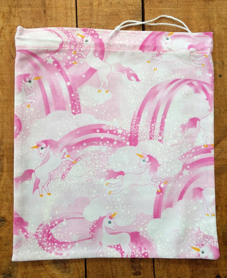Kids Cotton Headphone Bags Unicorns.