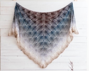 Eastern Dream shawl crochet pdf pattern INSTANT DOWNLOAD