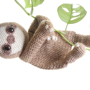 Sloth Ragdoll crochet amigurumi pattern PDF INSTANT DOWNLOAD