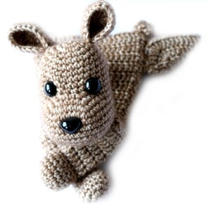 Duo Deal: Kangaroo Ragdoll and Baby Kangaroo mini Ragdoll crochet amigurumi pattern PDF INSTANT DOWNLOAD image 3