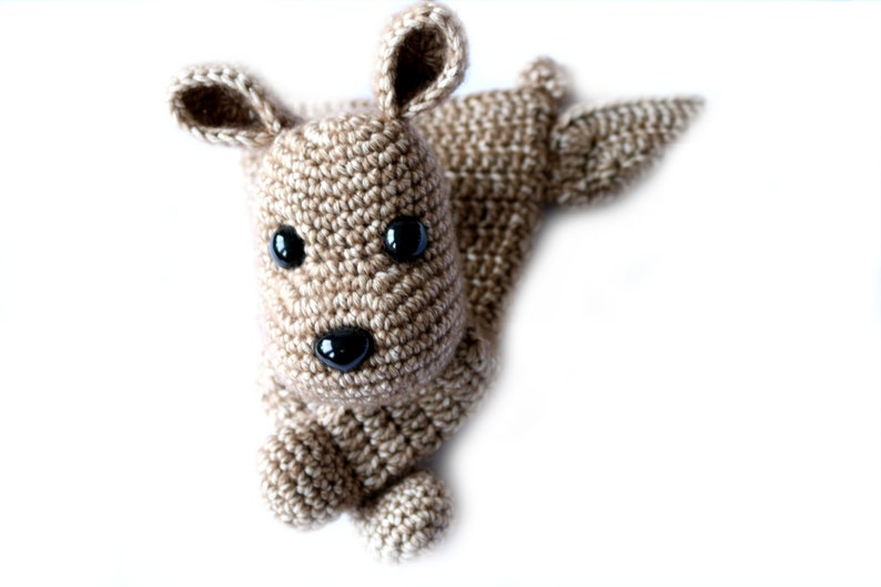 Duo Deal: Kangaroo Ragdoll and Baby Kangaroo mini Ragdoll crochet amigurumi pattern PDF INSTANT DOWNLOAD image 3