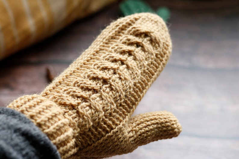 Celtic Cable Mittens Crochet Pdf Pattern INSTANT DOWNLOAD - Etsy