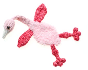 Baby Flamingo mini Ragdoll crochet amigurumi pattern PDF INSTANT DOWNLOAD