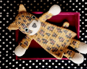 Leopard Ragdoll crochet amigurumi pattern PDF INSTANT DOWNLOAD