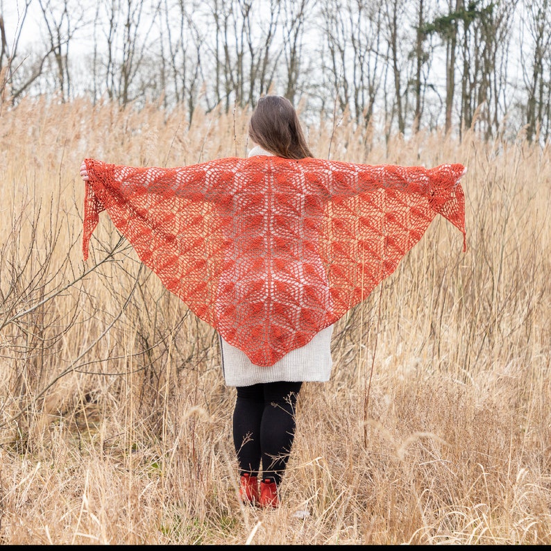 Eastern Dream Shawl crochet pdf pattern INSTANT DOWNLOAD image 3
