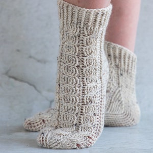 Cable Car Socks Crochet Pdf Pattern INSTANT DOWNLOAD - Etsy