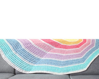 Asymmetry Shawl crochet pdf pattern INSTANT DOWNLOAD