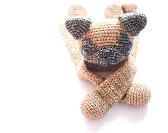 Pug Puppy Ragdoll crochet amigurumi pattern PDF INSTANT DOWNLOAD