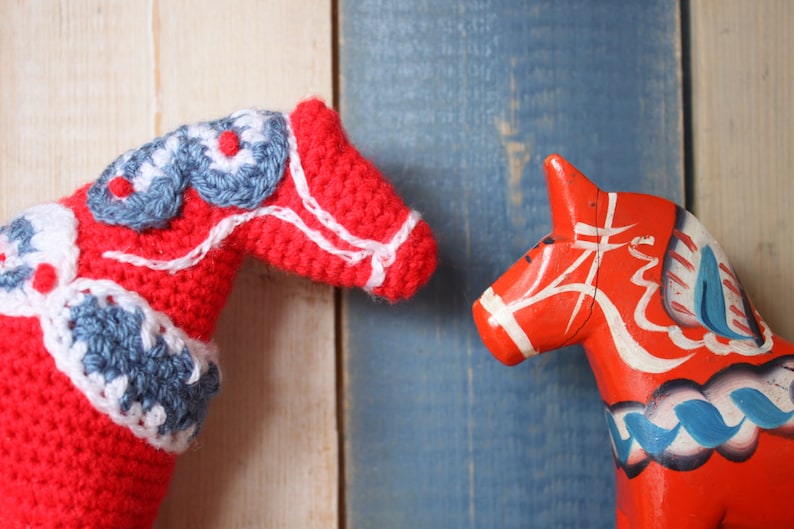 Dala Horse crochet pdf pattern INSTANT DOWNLOAD image 3