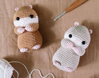 Hamster Onesiegurumi: No-sew amigurumi crochet pattern PDF INSTANT DOWNLOAD