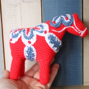 Dala Horse crochet pdf pattern INSTANT DOWNLOAD image 4