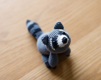 Combinaison raton laveur : modèle au crochet amigurumi sans couture PDF TÉLÉCHARGEMENT IMMÉDIAT