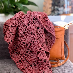 Sunshine Shawl crochet pdf pattern INSTANT DOWNLOAD image 5