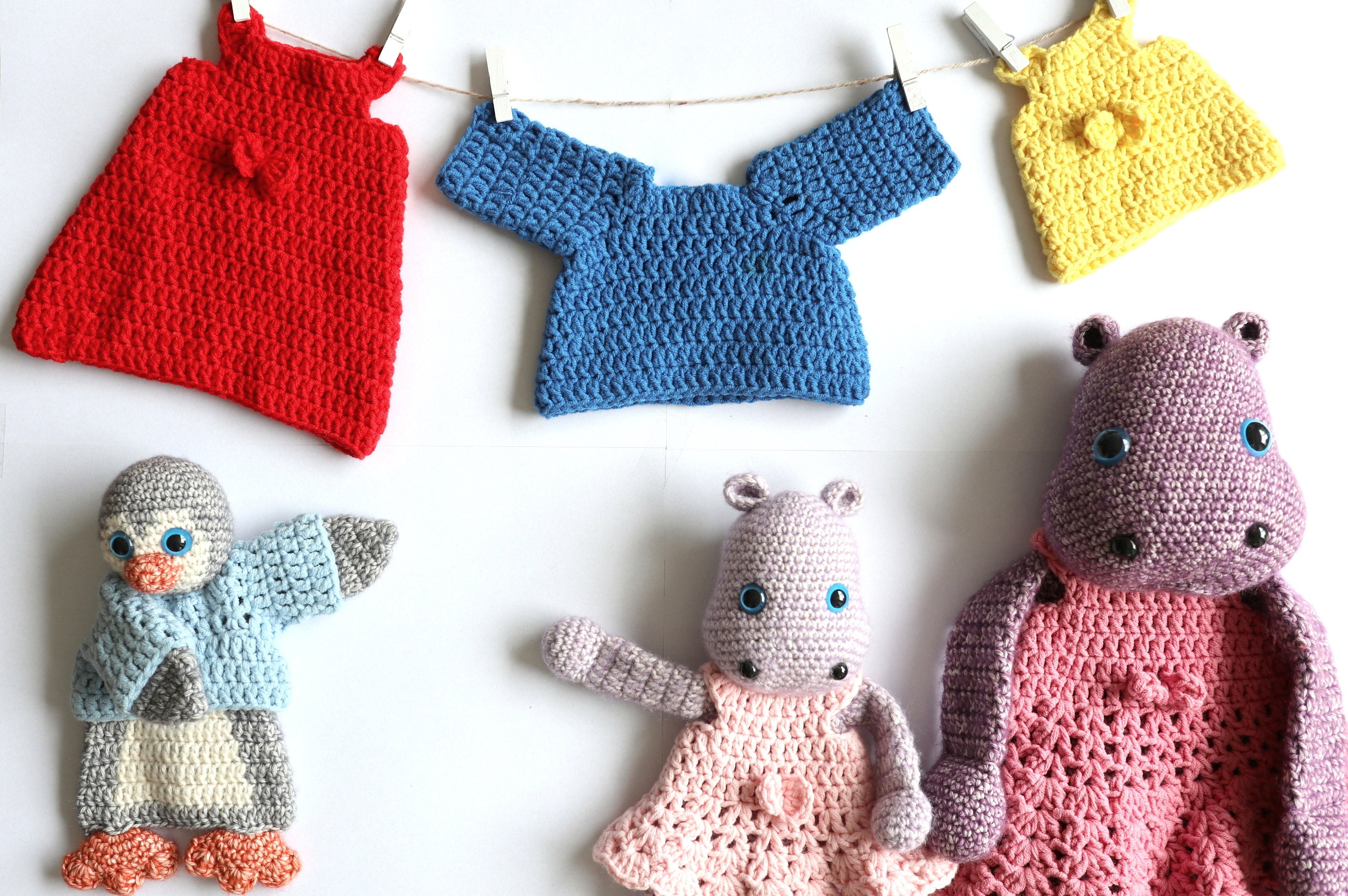 Ragdoll Clothing Collection Crochet Pattern PDF INSTANT Etsy