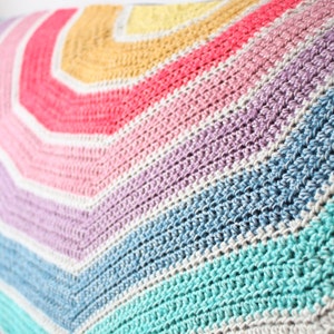 Asymmetry Shawl crochet pdf pattern INSTANT DOWNLOAD image 3