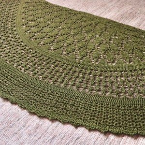 Botanical shawl crochet pdf pattern INSTANT DOWNLOAD