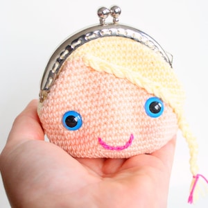 Princess coin purse pdf crochet pattern INSTANT DOWNLOAD image 3