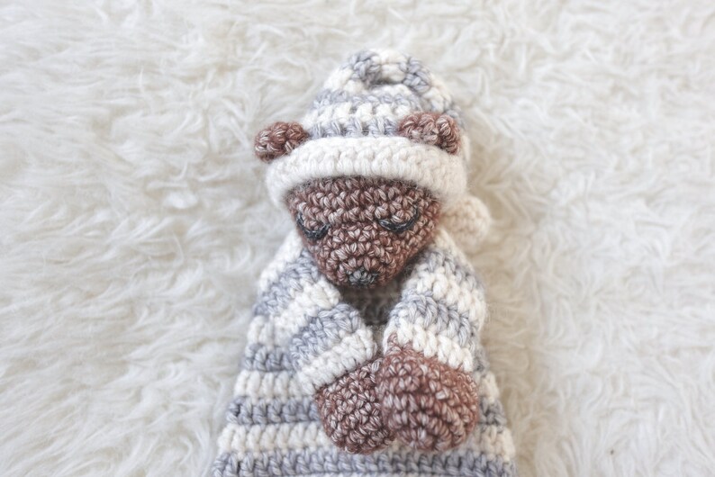 Baby Sleepy Bear Mini Ragdoll crochet amigurumi pattern PDF INSTANT DOWNLOAD image 3