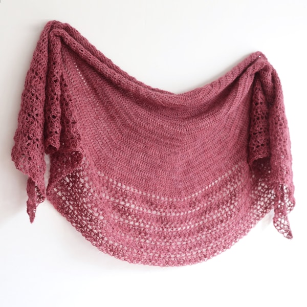 Relaxation Shawl crochet pdf pattern INSTANT DOWNLOAD