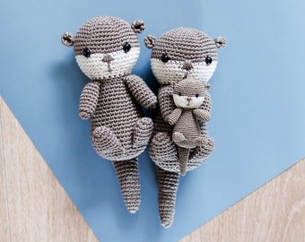 Otter Onesiegurumi: No-sew amigurumi crochet pattern PDF INSTANT DOWNLOAD