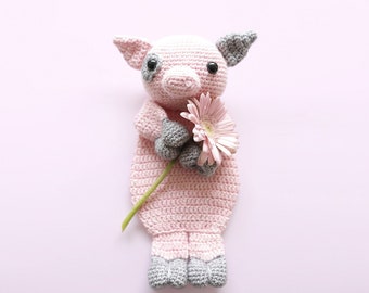 Pig Ragdoll crochet amigurumi pattern PDF INSTANT DOWNLOAD