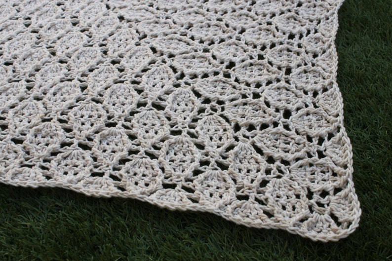 Organic Shawl crochet pdf pattern INSTANT DOWNLOAD image 2