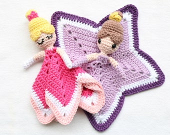 Princess Lovey Crochet Amigurumi Pattern PDF INSTANT DOWNLOAD