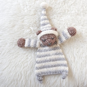 Baby Sleepy Bear Mini Ragdoll gehaakt amigurumi patroon PDF INSTANT DOWNLOAD