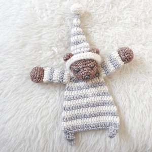 Baby Sleepy Bear Mini Ragdoll crochet amigurumi pattern PDF INSTANT DOWNLOAD image 1