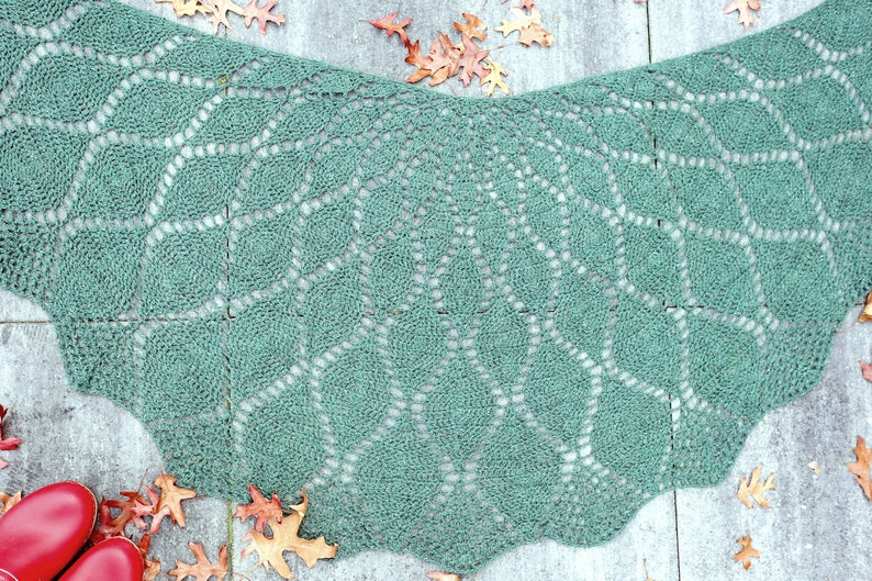 Mandala Shawl crochet pdf pattern INSTANT DOWNLOADq image 4