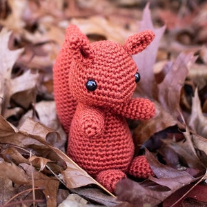 Squirrel Onesiegurumi: No-sew amigurumi crochet pattern PDF INSTANT DOWNLOAD