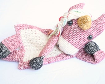 Horse or Unicorn Ragdoll crochet amigurumi pattern PDF INSTANT DOWNLOAD