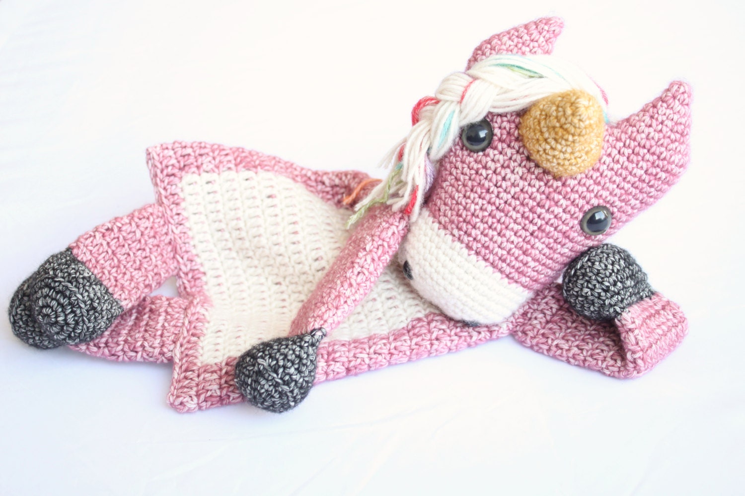 Paard of Eenhoorn Ragdoll haak amigurumi patroon PDF INSTANT DOWNLOAD