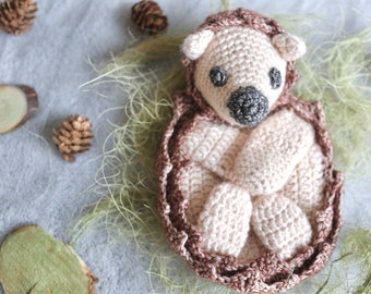 Hedgehog Ragdoll crochet amigurumi pattern PDF INSTANT DOWNLOAD