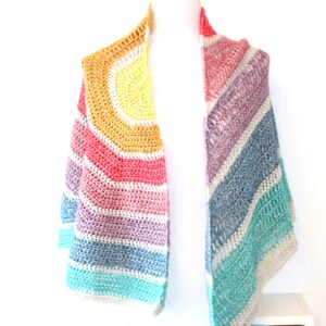 Asymmetry Shawl crochet pdf pattern INSTANT DOWNLOAD image 2